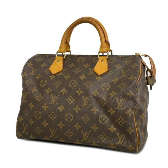 LOUIS VUITTON Handbags - Louis Vuitton Handbag Monogram Speedy 30 M41108 Brown Ladies